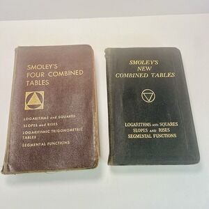 Smoley's New Combined Tables 1943 & Smoley's Four Combined Tables 1962